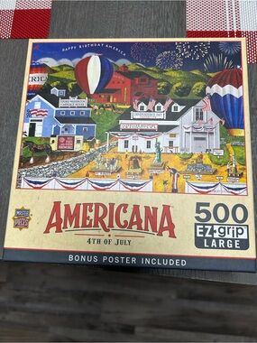 Americana 4th of July 500pc EZ-grip Jigsaw Puzzle